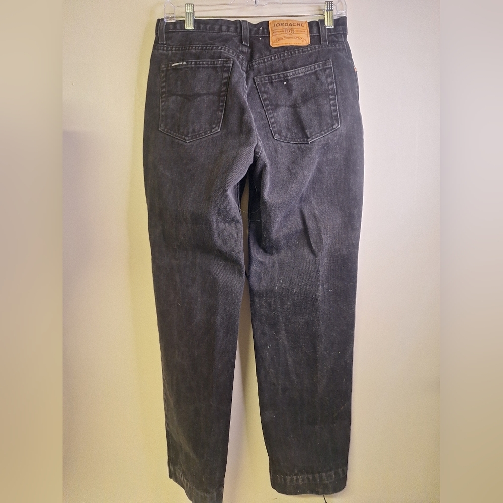 Jordache Black High Rise Jeans Size 11/12 - Picture 5 of 6